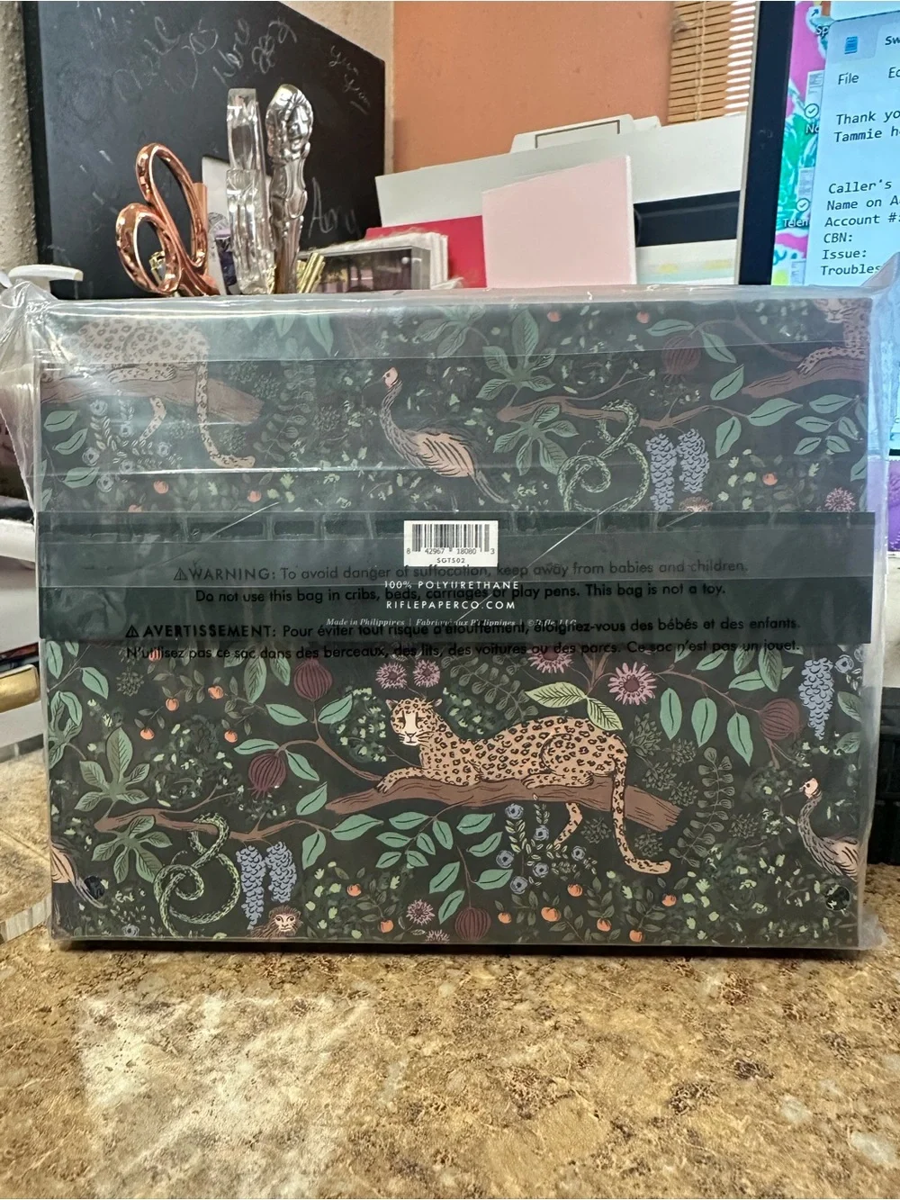 Rifle Paper Co Safari Passport Cover and Luggage Tag Travel Set